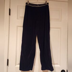 Erika stretchy black velour sweatpants S